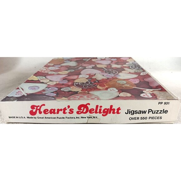 Heart's Delight Over 550 Piece Jigsaw Puzzle by Great American Puzzle Factory - Picture 2 of 3